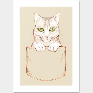 Happy Cat Pocket Posters and Art